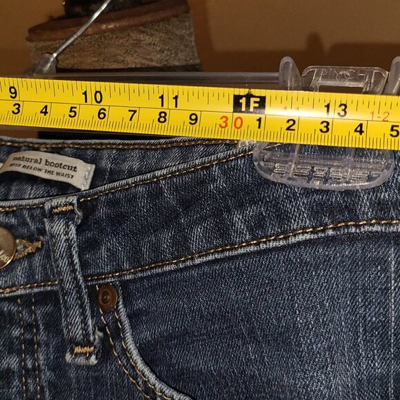 Lee Natural Bootcut Jeans for Women fits Just Below the Waist 6P Stonewash Blue - Picture 6 of 10